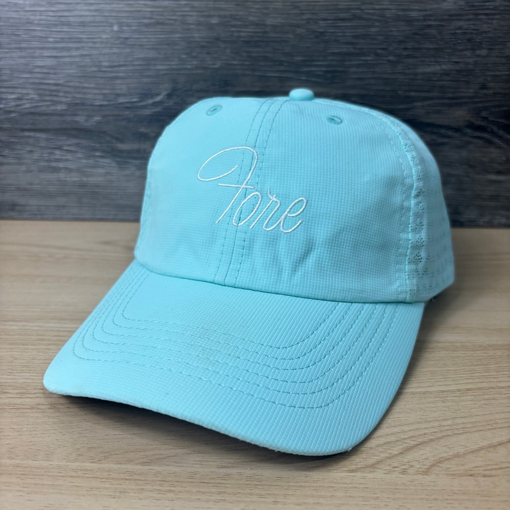 Imperial Hat Cap Strap Back Womens Blue Golf Golfing Fore Performance Adjustable